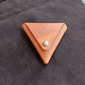Cartera Trigon / Cartera de cuero / Monedero de cuero / Monedero