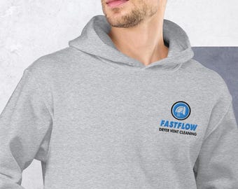 Embroidered Unisex Hoodie: Gildan 50/50 Work Uniform