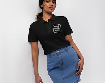 Women's Piqué Polo Shirt, 100% Cotton | Custom Embroidery for Businesses | Gildan Uniforms 64800L