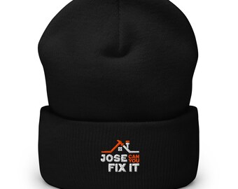 Cuffed Beanie empresa Jose Can You fix it con logo bordado