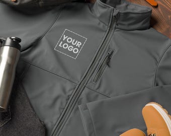 Custom Embroidered Columbia Soft Shell Jacket, Company Logo Workwear Uniform