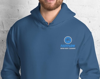 Embroidered Logo Hoodie: Unisex Gildan 50/50 Work Uniform