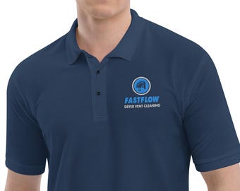 Men's Embroidered Polo Shirt - Relaxed Fit, Breathable Fabric