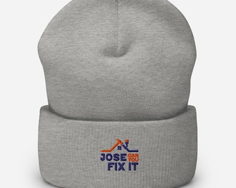 Cuffed Beanie empresa Jose Can You fix it con logo bordado
