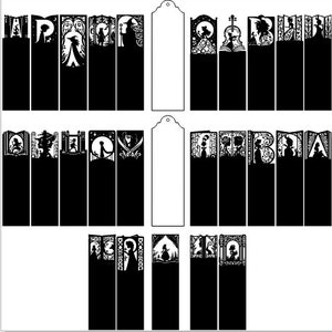Puede incluir: Conjunto de 20 diseños de marcapáginas imprimibles en blanco y negro con diversas ilustraciones de personas, animales y objetos. Los diseños son intrincados y detallados, y serían perfectos para agregar un toque de fantasía a la experiencia de lectura de cualquier amante de los libros.