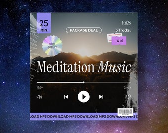 Mindful Music, Yoga Playlist, MP3 Download, Deep Sleep, Mindfulness Meditation, Calm, Peaceful Meditation, Relaxation Tracks, Yoga Audio