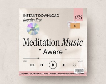 Calm Music, Deep Sleep, Yoga Audio, Peace Sounds, Mindful Meditation Track, Zen MP3 Download, Relaxation Single, Wellness Playlist