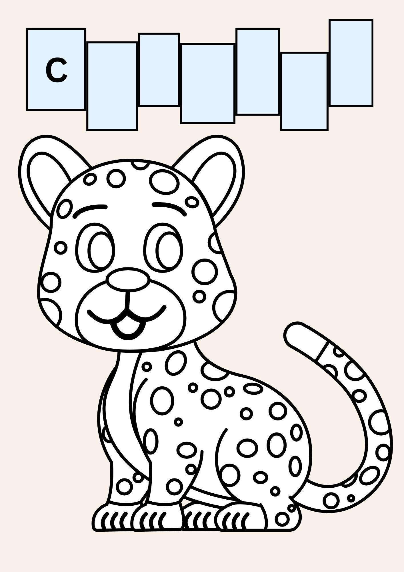 Zoo Animals Coloring Book for Kids & Toddlers | Fun Printable Activity ...