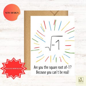 Cartão de aniversário engraçado para nerds de matemática, presente geek, humor matemático, cartão de felicitações exclusivo, ideia de presente inteligente