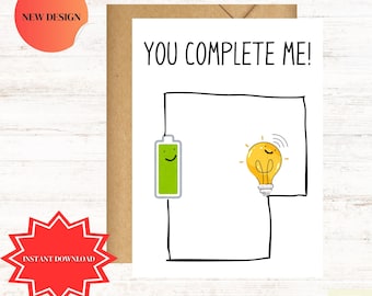 Funny Physics Birthday Card, Nerd Geek Gift, Science Birthday Gift, Nerdy Greeting Card, Unique Birthday Card