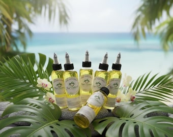 Trini Naturals Handmade Body Oil – Lemon Sugar Scent | Natural Moisturizer | Self Care & Spa Gift