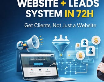 Professionele website-installatie + leadgeneratiesysteem (72 uur)