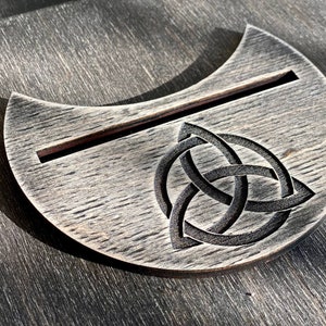 Tarot card  holder, Altar Stand for Tarot, witchcraft divination tool, Tarot card display, Oracle card holder
