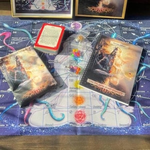 Jeu Leela avec champ tressé et boîte en carton, diseur de bonne aventure, pratique spirituelle, cadeau d'outil de divination