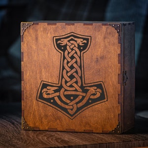 Viking Mjolnir SVG, Thor hammer vector, Norse Viking symbol laser cut file, ai, svg, dxf, cdr, pdf digital template for engraving