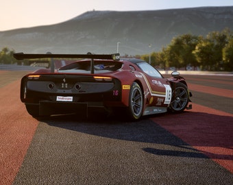 Scuderia Ferrari F1 2024 Inspired Livery for Ferrari 296 GT3 on