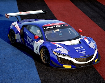 VCARB Inspired Livery for the Honda NSX GT3 Evo 2 ον Assetto Corsa Competizione