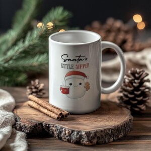 Ceramic Mug, Christmas Coffee Cup, Hot Cocoa Mug, Holiday Drinkware, Festive Tea Cup, Winter Mug