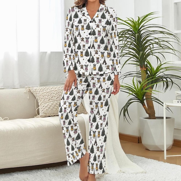 Pyjama de Noël schnauzer