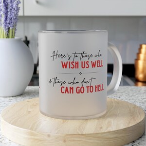 Frosted Glass Mug with Inspirational Quote, Perfect Gift for Friends, Coffee Lovers, Home Decor, Birthday Gift, Motivational