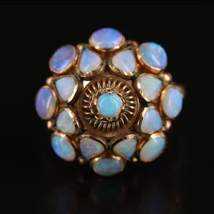 14kt Gelbgold Thai Prinzessin Ring