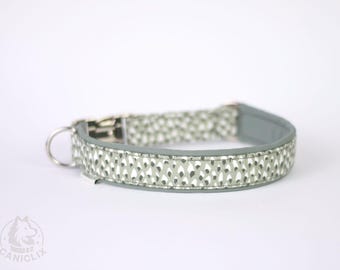 Hondenhalsband met naam - Gepersonaliseerde hondenhalsband - Hondenhalsband met telefoonnummer - Verstelbare halsband - Groene halsband honden