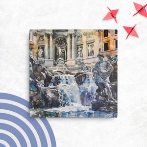 Roman splash thin canvas