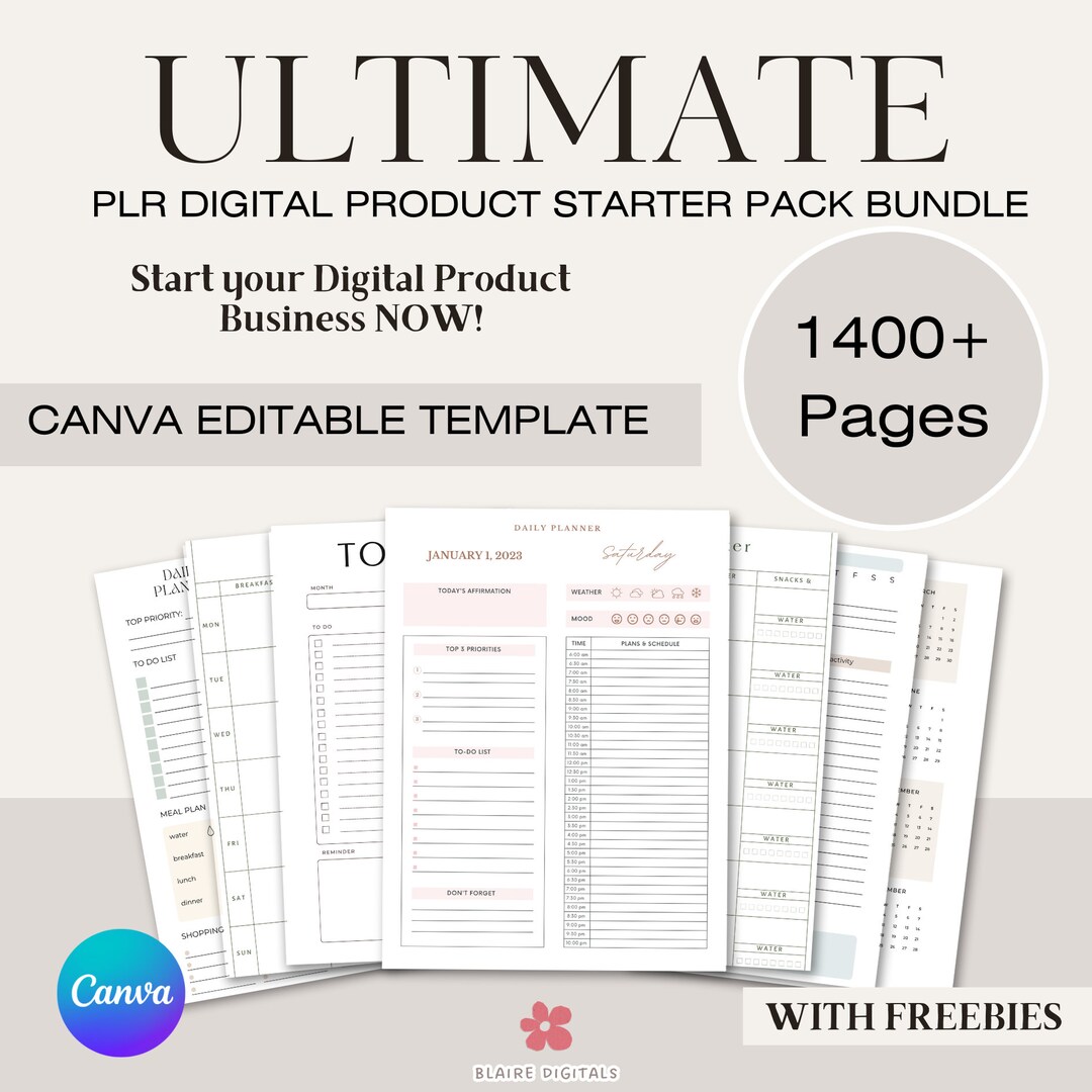ULTIMATE PLR Digital Products Bundle, Digital Product Business Starter ...