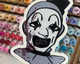Terrifier Sticker The Terrifier Horror Movie Clown Stickers