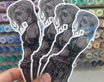 Jinx Cartoon Anime Sticker