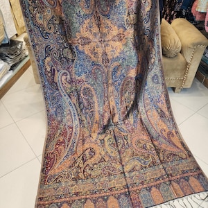 New Arrival Kani Silk Shawl/Dupatta, Wedding Wrap. Perfect Gift for her