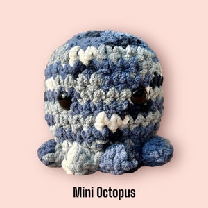 Mini pulpo peluche, crochet Amigurumi, peluche, pulpo peluche