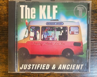 The KLF - Justified & Ancient Promo Maxi-Single CD Vintage 1980s 1990s Alternative INDIE Music Compact Disc