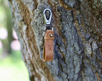 Belt Key Loop Leather Keychain