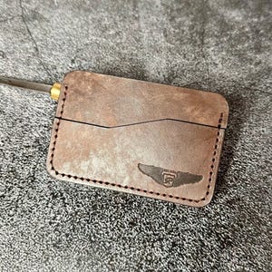 Handgefertigtes Leder-Geldbörse für Herren & Damen