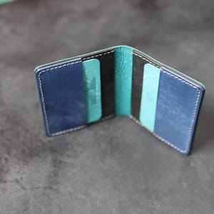 Cartera de piel de primera calidad: compacta y elegante, un regalo para cualquier ocasión