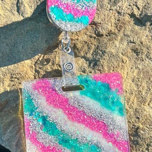 Custom Badge Buddy Set | Vertical/Horizontal | Personalized Nurse ID Holder Holder | Unique Retractable Medical ID | Cute Scrub Accessory