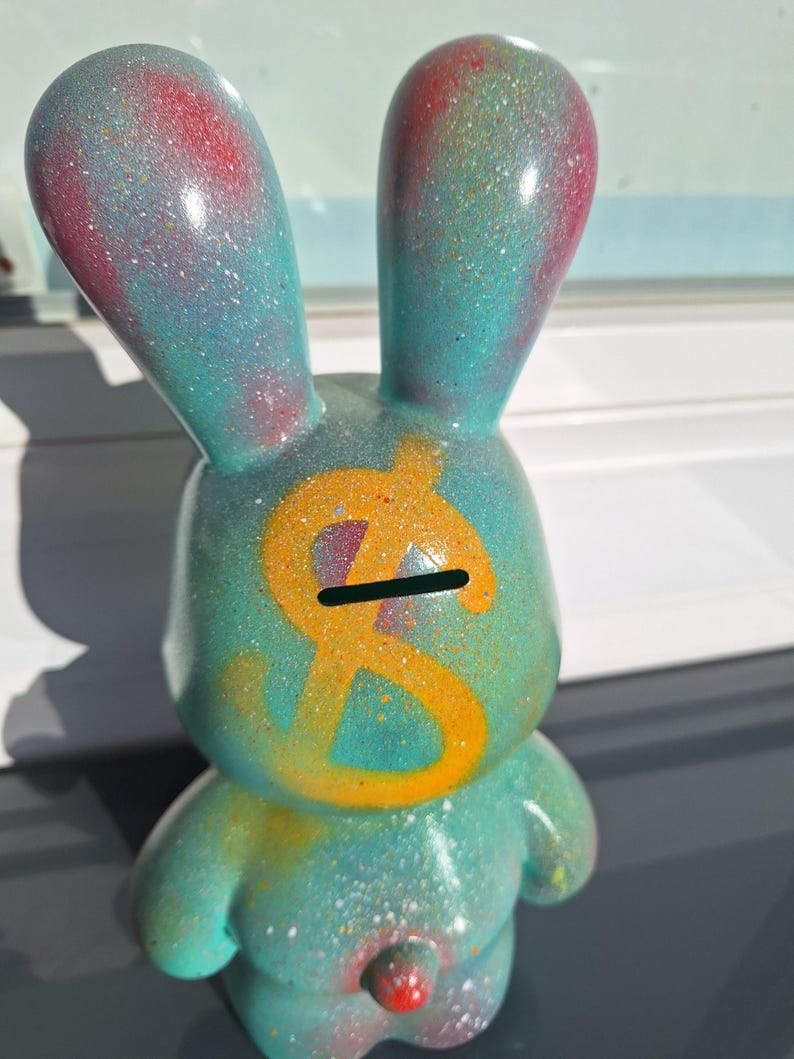 Sooty Rabbit Money Box Personalized Rabbit Money Box With First Name - Etsy