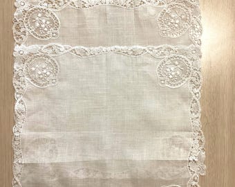 Embroidered Vintage Floral Hankies