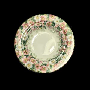 Butter Dish or Bowl- Maytime by Crown Staffordshire, England-  Made of Fine Bone China. Trinket or Butter Dish- Free shipping available.