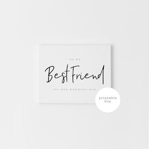 Tarjeta de boda para hermano mayor con descarga digital, regalo para hermano, carta para hermano el día de su boda, tarjetas de boda imprimibles