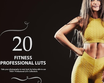 20 Fitness LUTs & Presets: Sports, Athletic Photo Effects