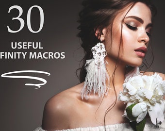 30 Affinity Photo Macros: Luxury Portrait, Wedding, Film (Affinity Presets)