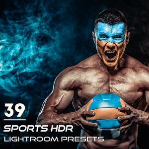 39 sportowych HDR Lightroom Presets | Sport, Akcja, Fotografia, Sportowy, Fitness, Portret, Dynamiczny, Energetyczny, Żywy, Film Presets