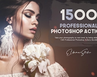 1500+ Professional Photoshop Actions: Portrait, Film, & Fashion