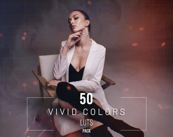 50 Vivid Color LUTs and Lightroom Presets: Cinematic Photo/Video Effects