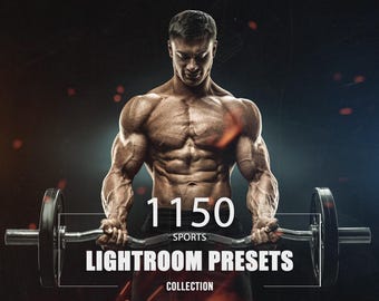 1150 Sports Lightroom Presets: Fitness, Action, Cinematic (PC & Mobile)