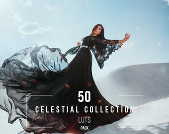 50 Celestial Photo LUTs and Lightroom Presets: Cinematic Film Effects