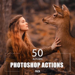 50 Autumn Photoshop Actions | Portrait Actions, Halloween Actions, Fashion Actions, Film Actions, Cinematic Actions, Bright Outdoor Actions