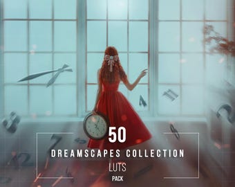 50 Dreamscapes LUTs and Lightroom Presets: Cinematic Photo/Video Effects